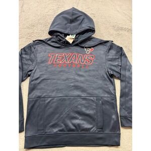 Houston Texans Navy Blue Pullover Camo print Hoodie Mens Medium NFL Team Apparel